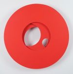 Perforation,2013,Papierobjekt,Signalrot,71x5,5cm.jpg
